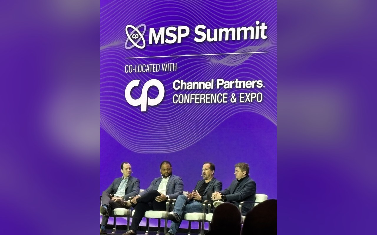 Harold Mann on a panel at MSP Summit